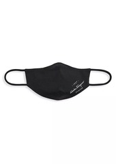 Ferragamo Silk Brand Logo Face Mask