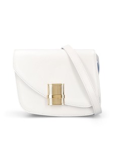 Ferragamo Small Fiamma Leather Shoulder Bag