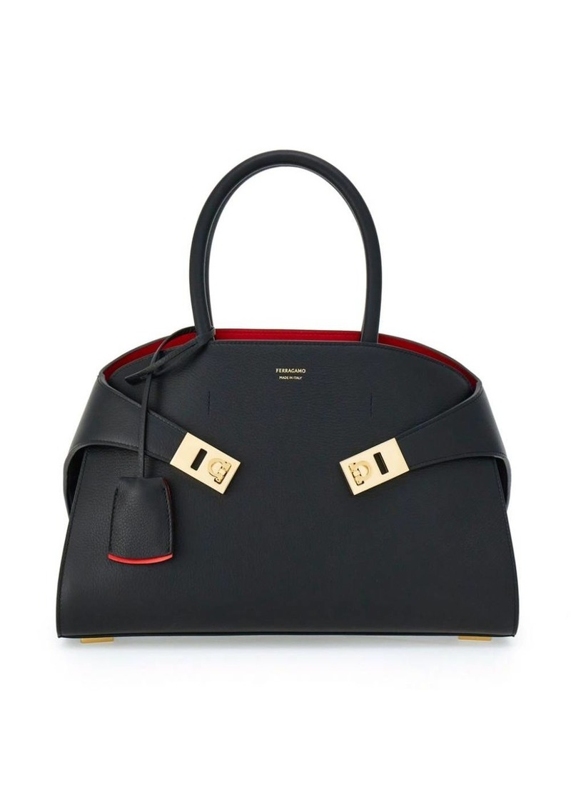 Ferragamo small Hug leather tote bag