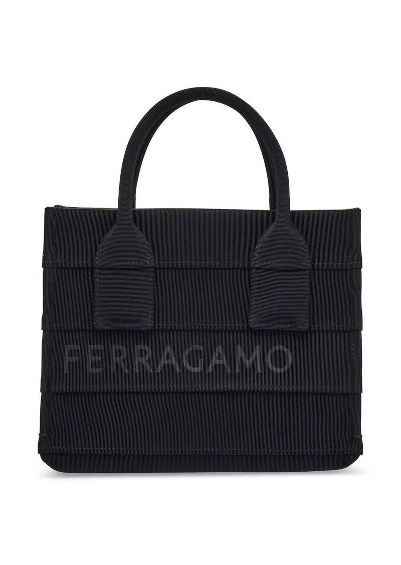 Ferragamo small logo-print tote bag