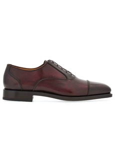 Ferragamo square-toe leather oxford shoes
