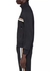 Ferragamo Striped Cotton-Blend Jacket