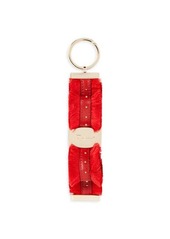 Ferragamo Studded Leather Keychain