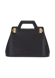 Ferragamo top-handle leather tote bag