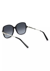 Ferragamo Vara 57MM Square Sunglasses