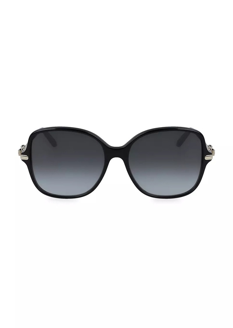 Ferragamo Vara 57MM Square Sunglasses