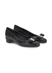 Ferragamo Vara bow-detail leather pumps