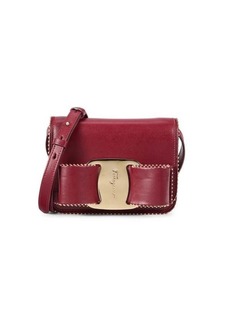 Ferragamo Vara Bow Leather Crossbody Bag