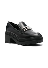 Ferragamo Vara Chain leather 40mm loafers