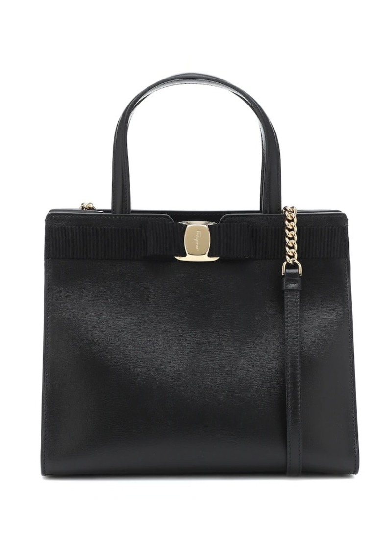 Ferragamo Vara leather tote