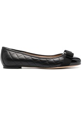 Ferragamo Varina quilted ballerina shoes