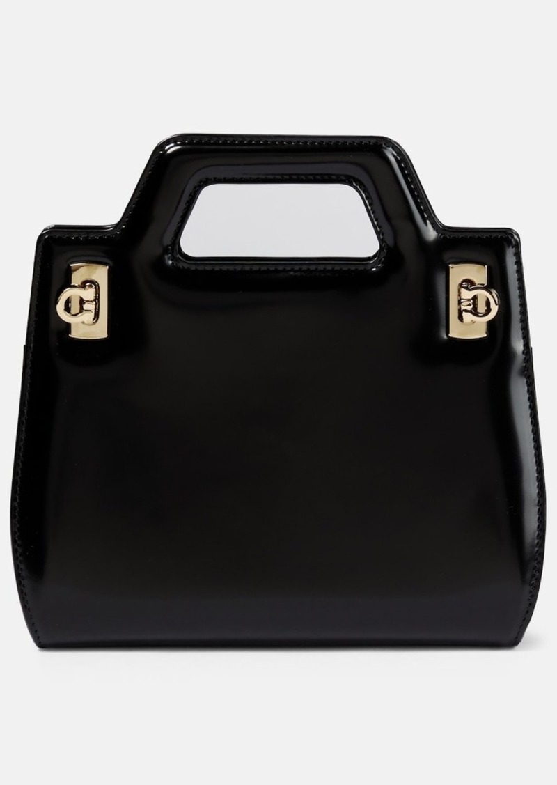 Ferragamo Wanda Mini leather tote bag