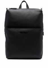 Ferragamo zip-up leather backpack