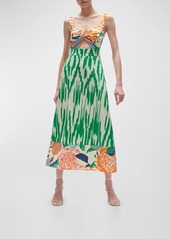 Figue Annette Twisted Cutout Sleeveless Maxi Dress