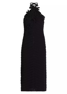 Figue Ayellet Appliqué Halter Sweaterdress