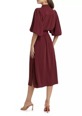 Figue Dani Tie-Waist Short-Sleeve Shirtdress