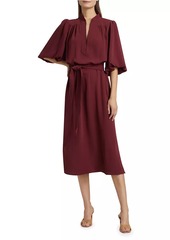 Figue Dani Tie-Waist Short-Sleeve Shirtdress