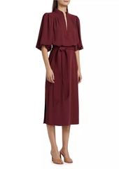 Figue Dani Tie-Waist Short-Sleeve Shirtdress