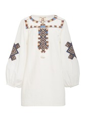 Figue - Women's Nara Cotton V-Neck Tunic - White - Moda Operandi