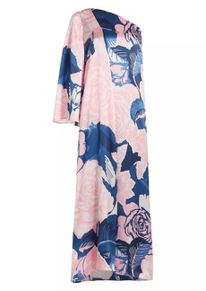 Figue Greta Floral Silk Gown