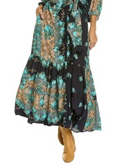 Figue Johanna Dress In Floral Border