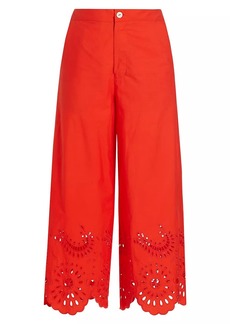 Figue Ramona Broderie Cropped Pants