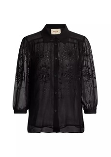 Figue Serafina Silk Chiffon Shirt