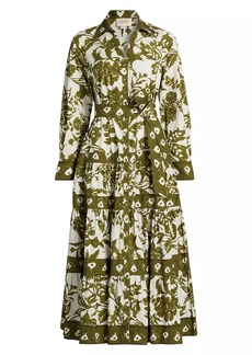 Figue Shelby Floral Cotton Shirtdress