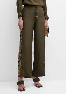 Figue Theodora Pant In Moss Green