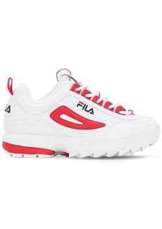 fila disruptor faux leather