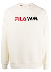 Fila embroidered-logo cotton-blend sweatshirt