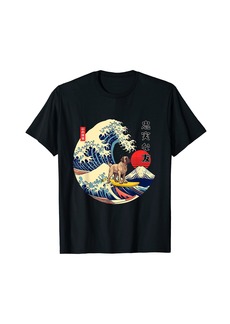Fila Brasileiro Japanese Kanagawa Wave Surf Loyal Dog T-Shirt