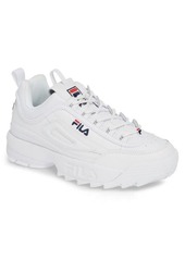 FILA Disruptor II Premium Sneaker in White/Navy/Fila Red at Nordstrom