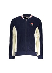 Fila Elegant Cotton Sweatshirt with Contrast Men's Details