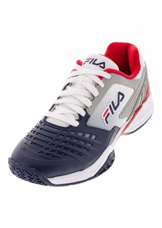 FILA Men's AXILUS 2 Energized Sneaker White Navy RED