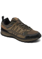 Fila Men's Fila Evergrand Trail Running Sneakers from Finish Line - Brown, Black