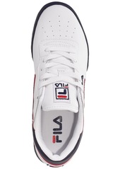 Fila Men's Original Fitness Casual Athletic Sneakers from Finish Line - WHITE/FILA NAVY/FILA RED