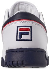 Fila Men's Original Fitness Casual Athletic Sneakers from Finish Line - WHITE/FILA NAVY/FILA RED