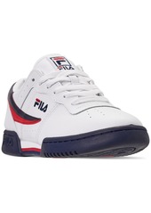 Fila Men's Original Fitness Casual Athletic Sneakers from Finish Line - WHITE/FILA NAVY/FILA RED