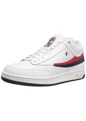Fila Men's T-1 MID Fashion Sneaker White Navy Red  M US