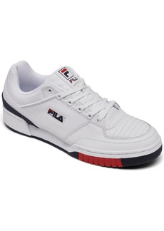 Fila Men's Targa Nt Low Casual Tennis Sneakers from Finish Line - WHITE/NAVY/RED
