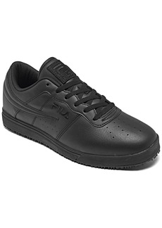 Fila Men's Vulc 13 Low Slip-Resistant Work Sneakers from Finish Line - Black