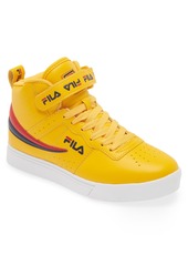 FILA Vulc 13 Repeat Logo High Top Sneaker in White/Navy/Red at Nordstrom Rack