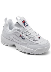 Fila Women's Disruptor Ii Premium Casual Athletic Sneakers from Finish Line - White, Red, Navy