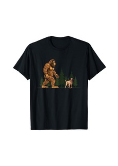 Funny Fila Brasileiro Bigfoot Dog Walking Dog Mom Dad Kids T-Shirt