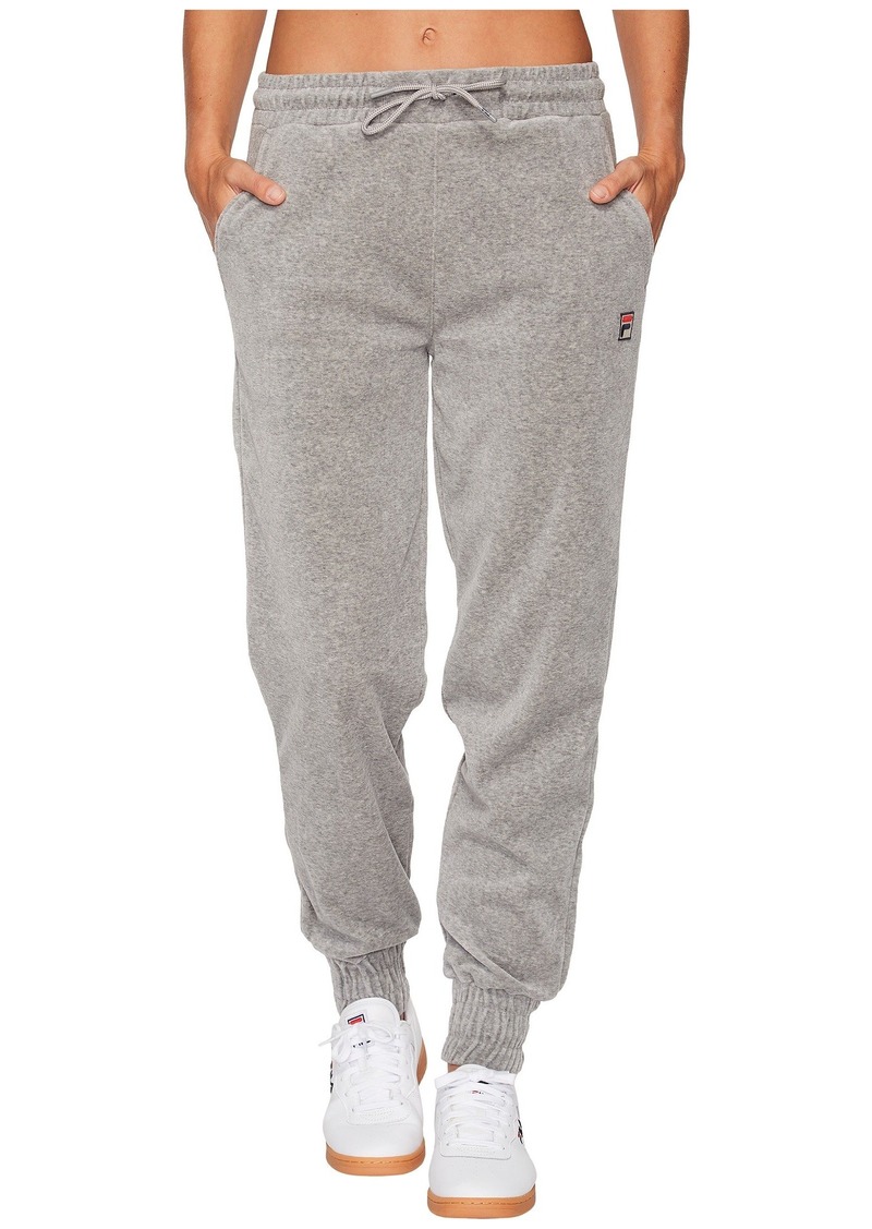 fila velour jogger