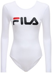 Fila Logo Cotton Blend Bodysuit