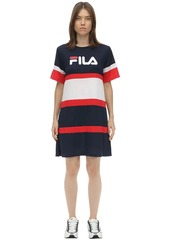 Fila Logo Nylon T-shirt Dress