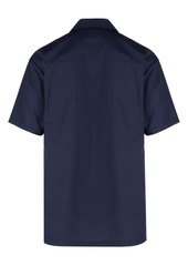 Fila logo-patch camp-collar shirt