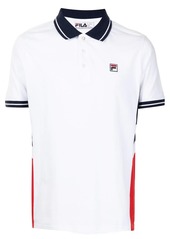 Fila logo-patch cotton polo shirt